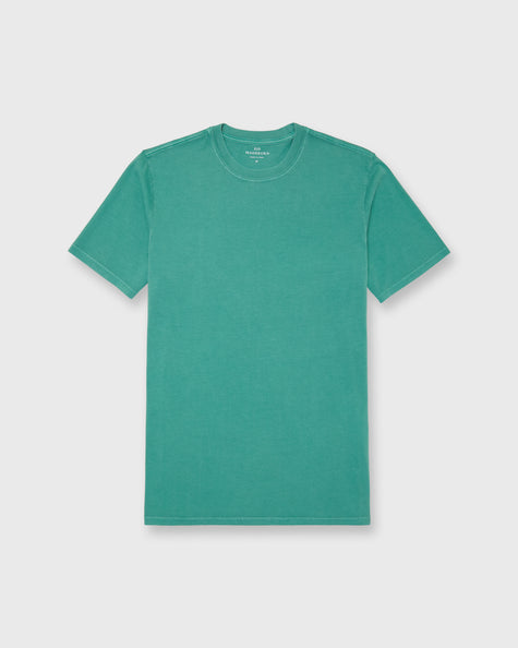 Short-Sleeved Tee in Pink Pima Cotton