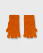 Load image into Gallery viewer, Cashmere Fingerless Gloves in Burnt Orange
