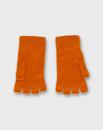 Load image into Gallery viewer, Cashmere Fingerless Gloves in Burnt Orange
