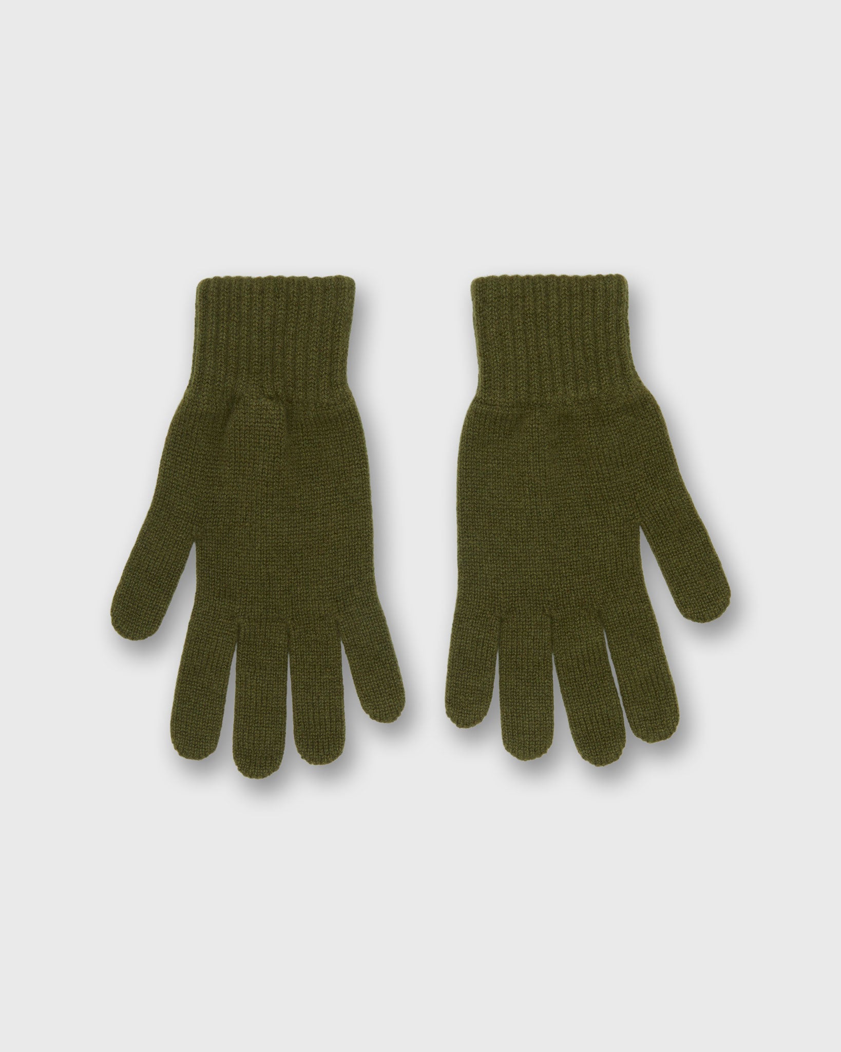 Cashmere Gloves in Olive