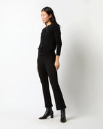 Load image into Gallery viewer, Rosie Cardigan in Black Cotton/Silk Yarn
