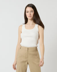 Nia Shell in Chalk Ice Cotton