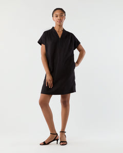 Libby Dress in Black Sahara Linen