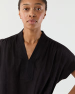 Load image into Gallery viewer, Libby Dress in Black Sahara Linen
