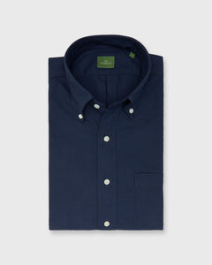 Button-Down Sport Shirt in Navy Oxford