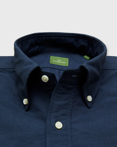 Button-Down Sport Shirt in Navy Oxford