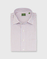 Load image into Gallery viewer, Otto Handmade Sport Shirt in Ochre/Sky/Berry Check Poplin
