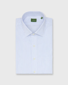 Spread Collar Dress Shirt in Dutch Pencil Stripe Poplin