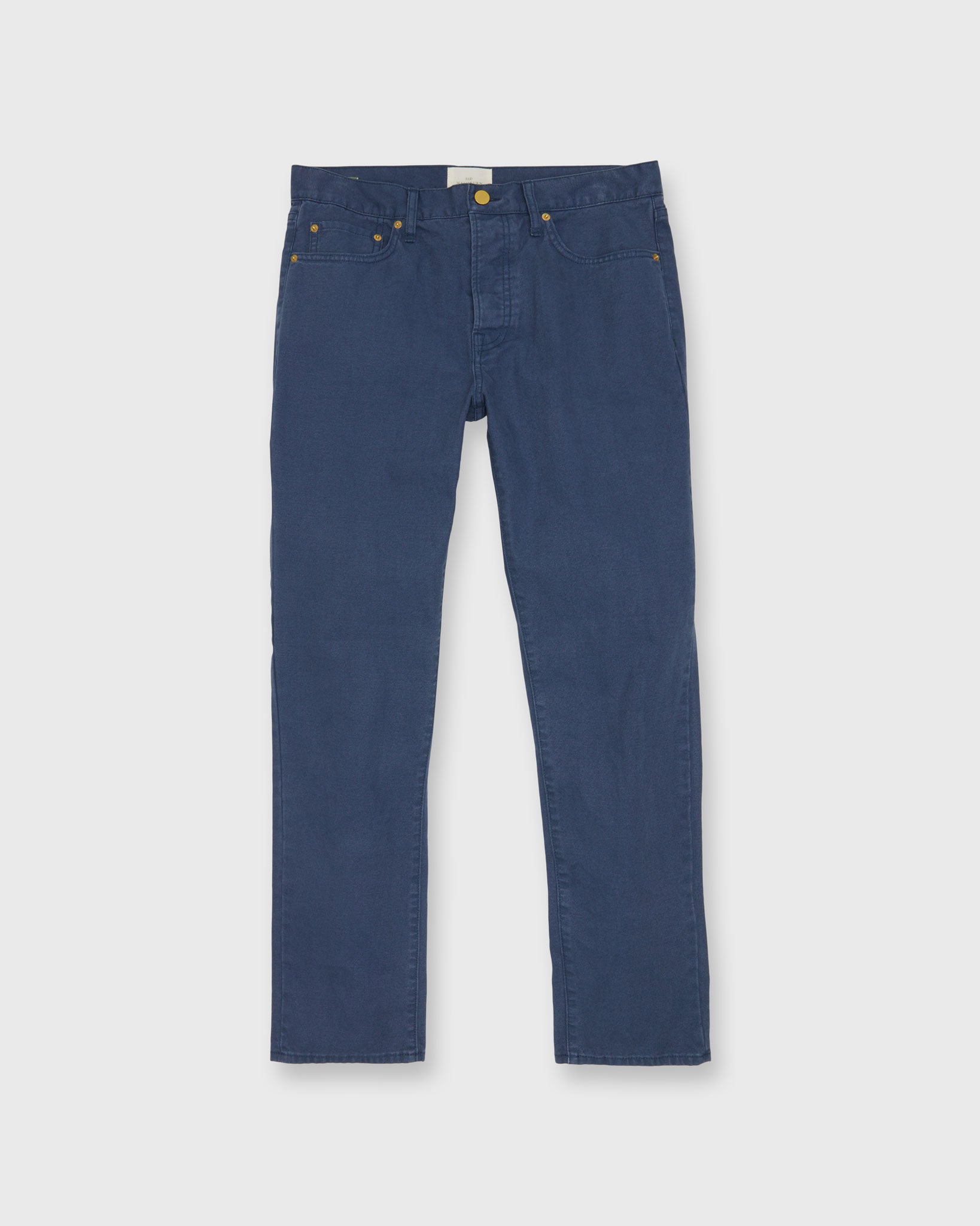 Slim Straight 5-Pocket Pant in Pacific Garment-Dyed Canvas