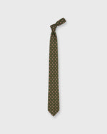 Load image into Gallery viewer, Silk Print Tie in Olive/Orange/Sky Paisley
