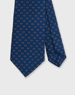 Load image into Gallery viewer, Silk Print Tie in Blue/Sky/Red Flower
