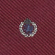 Silk Club Tie in Bourdeaux/Dutch Griffin Crest