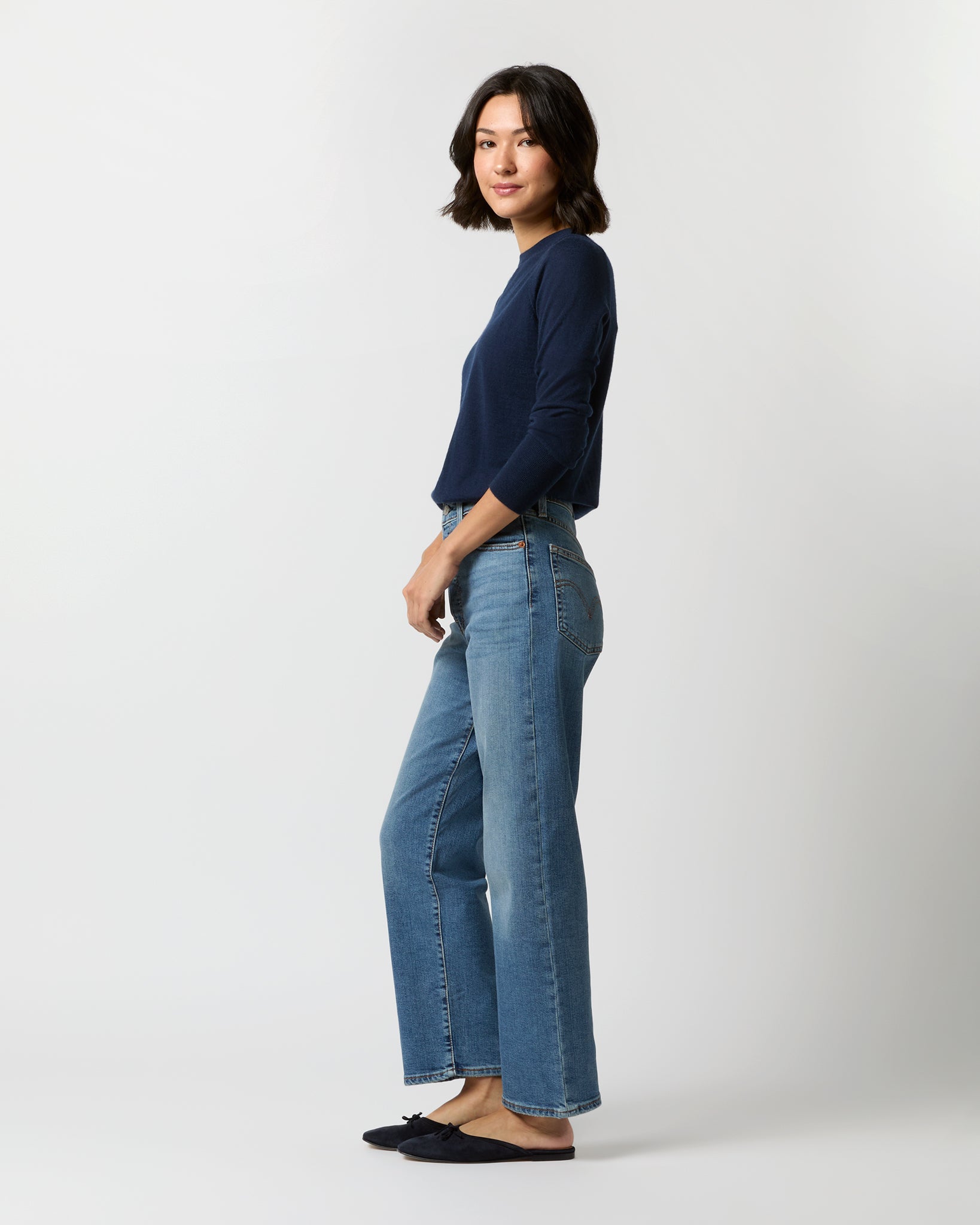 Ribcage Straight Ankle Jean in Elevated Taste