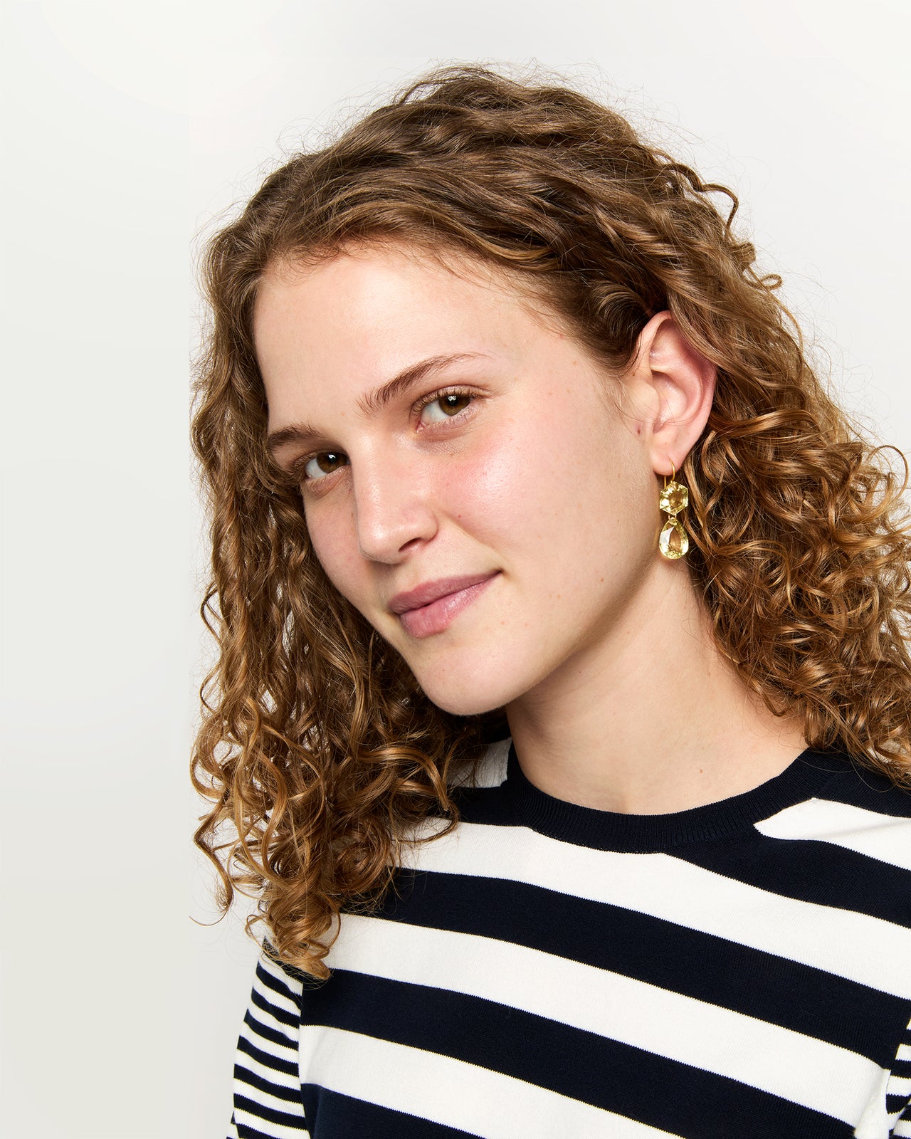 Bianca Earrings in Lemon Quartz