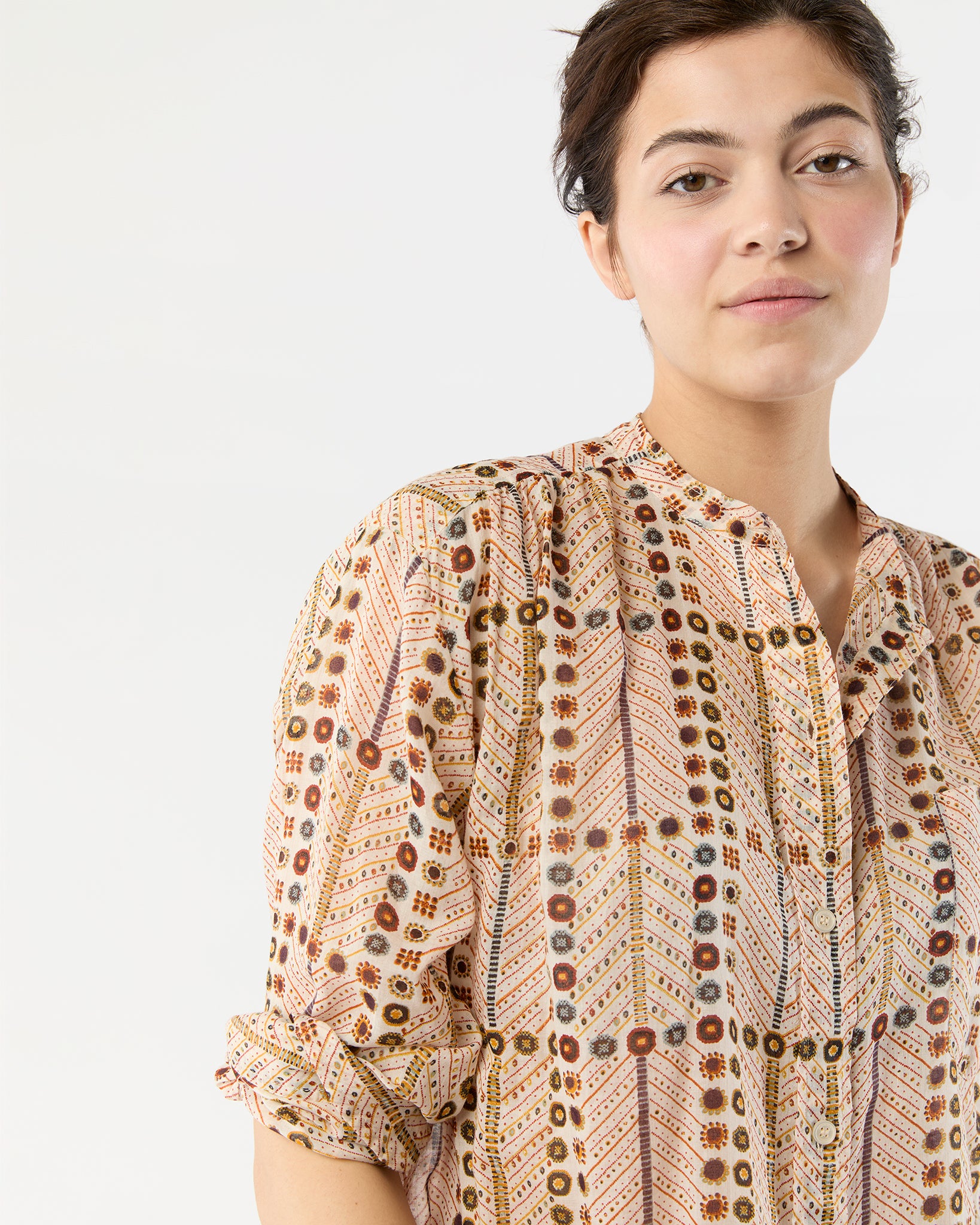 Mexika Top in Ecru