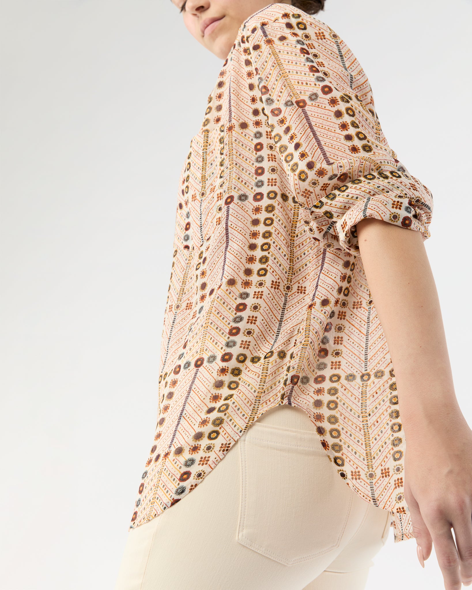Mexika Top in Ecru