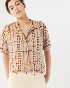 Mexika Top in Ecru