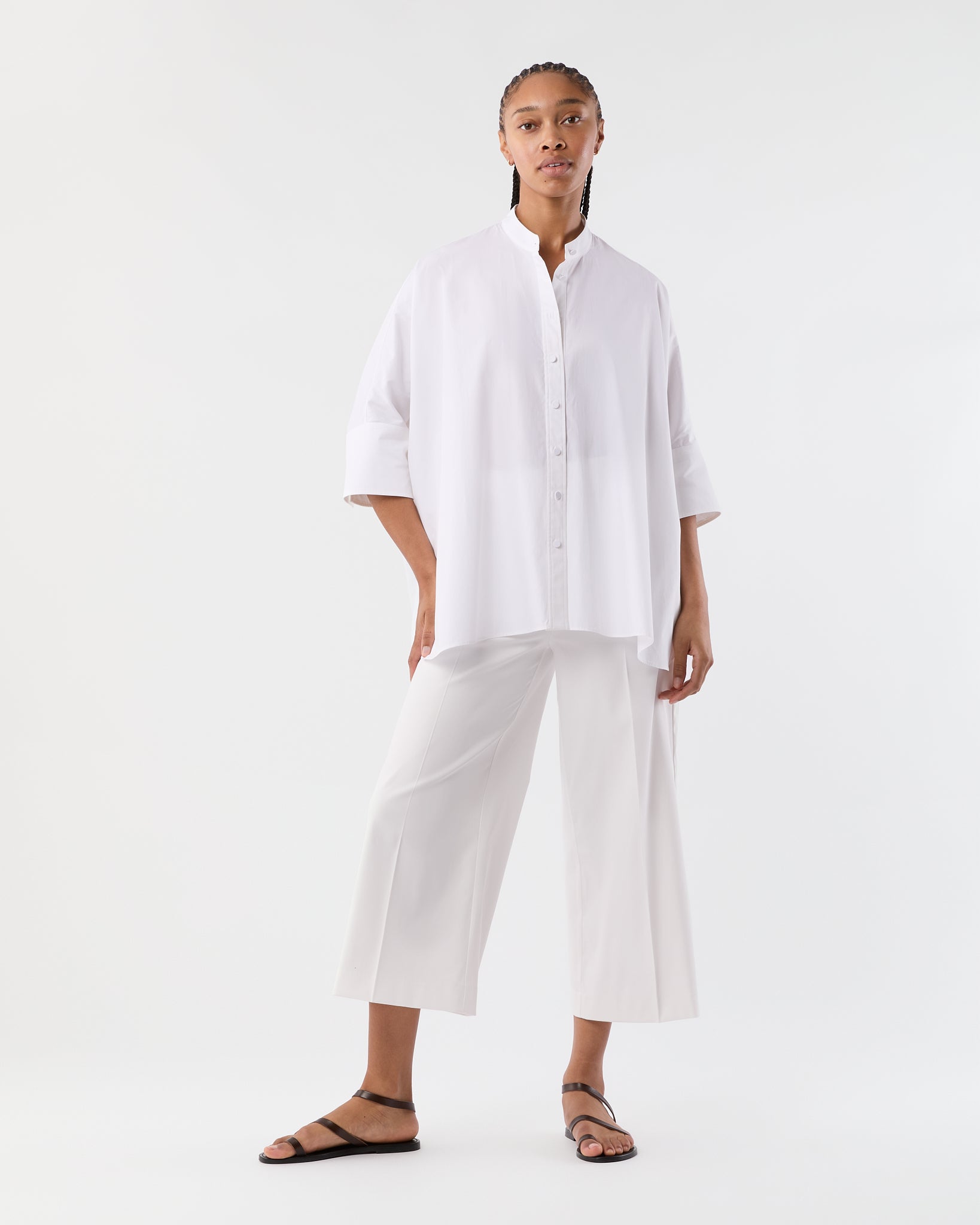 Temple Pant in White