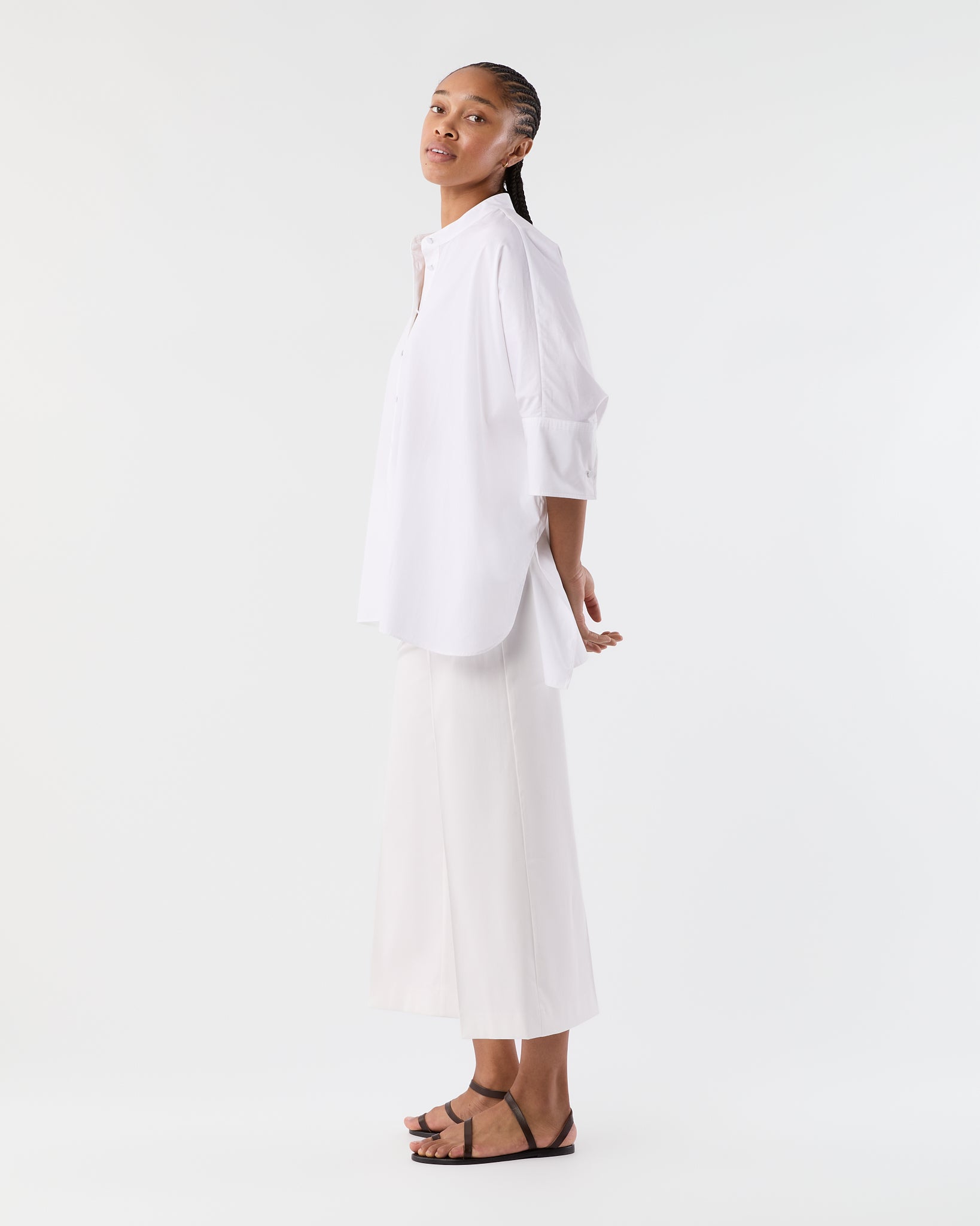 Temple Pant in White