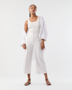 Temple Pant in White