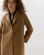 Load image into Gallery viewer, Caterina Coat in Camel Double-Faced Melton
