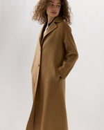 Load image into Gallery viewer, Caterina Coat in Camel Double-Faced Melton
