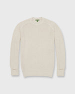 Load image into Gallery viewer, Beach Crewneck Sweater in Bone Cotton/Linen
