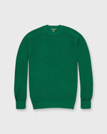 Load image into Gallery viewer, Lightweight Beach Crewneck Sweater in Heathered Green Cotton/Linen
