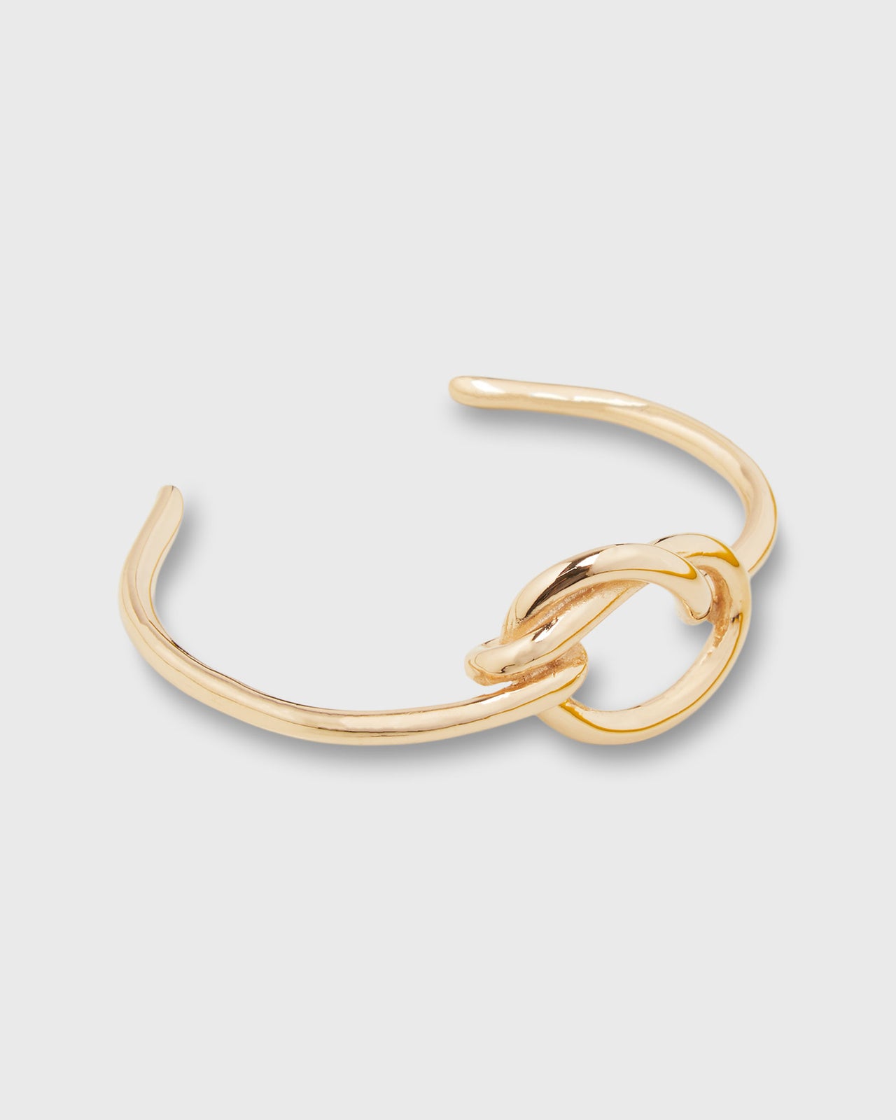 Large Knot Bangle in Gold
