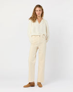 Load image into Gallery viewer, Ariana Blouse in Ivory Silk Crepe de Chine
