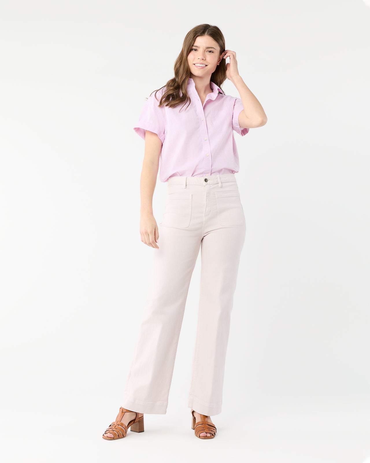 Agnes Shirt in Orchid Chambray