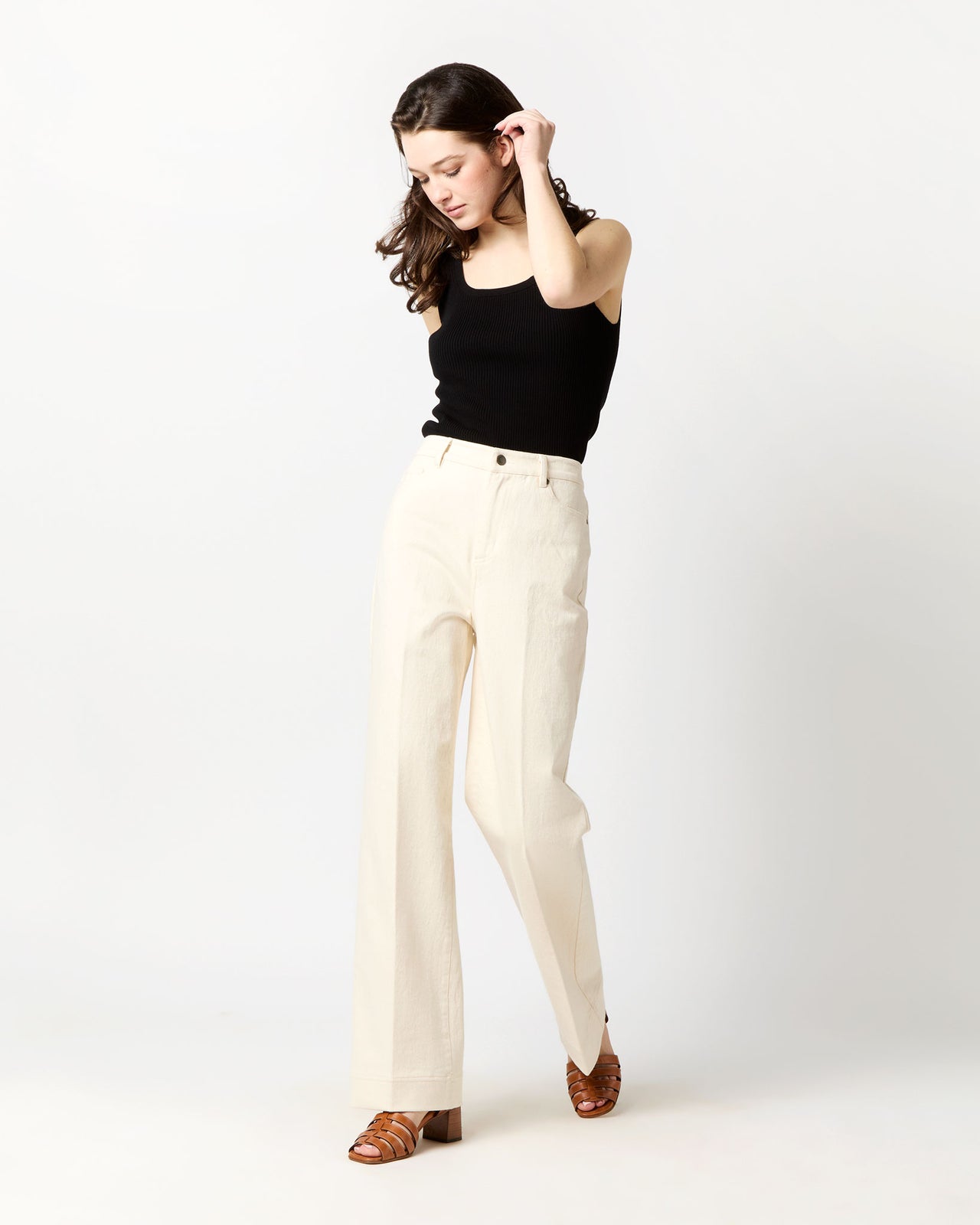 Coco 5-Pocket Jean in Natural Stretch Denim