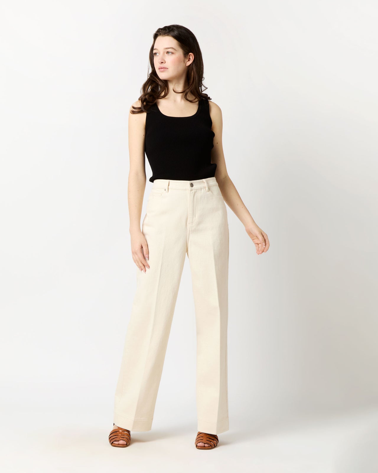 Coco 5-Pocket Jean in Natural Stretch Denim
