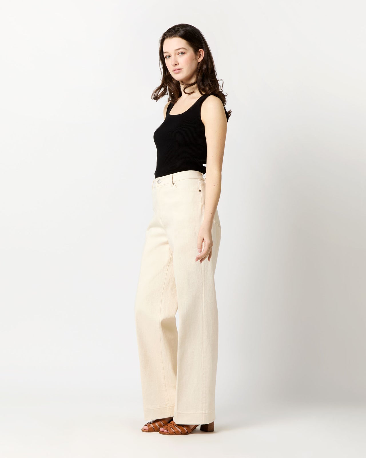 Coco 5-Pocket Jean in Natural Stretch Denim