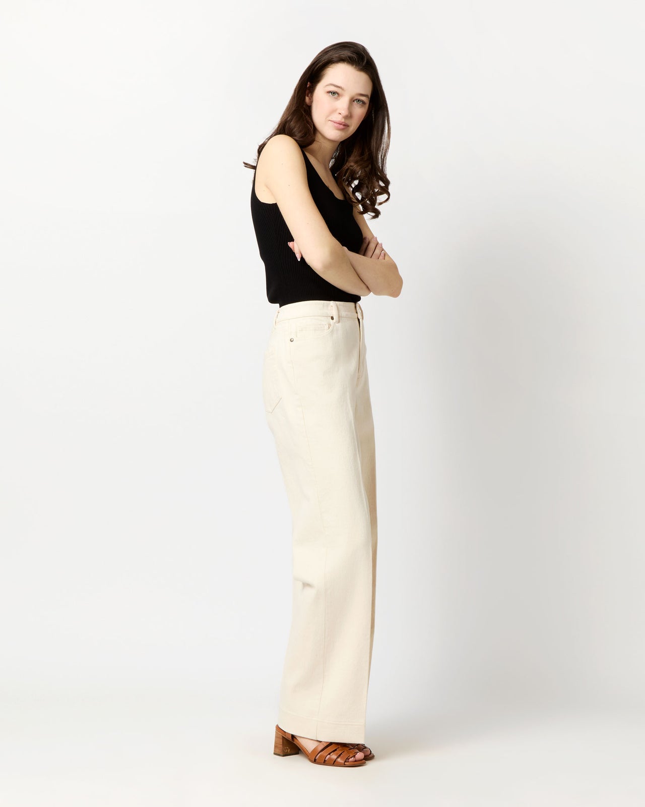 Coco 5-Pocket Jean in Natural Stretch Denim