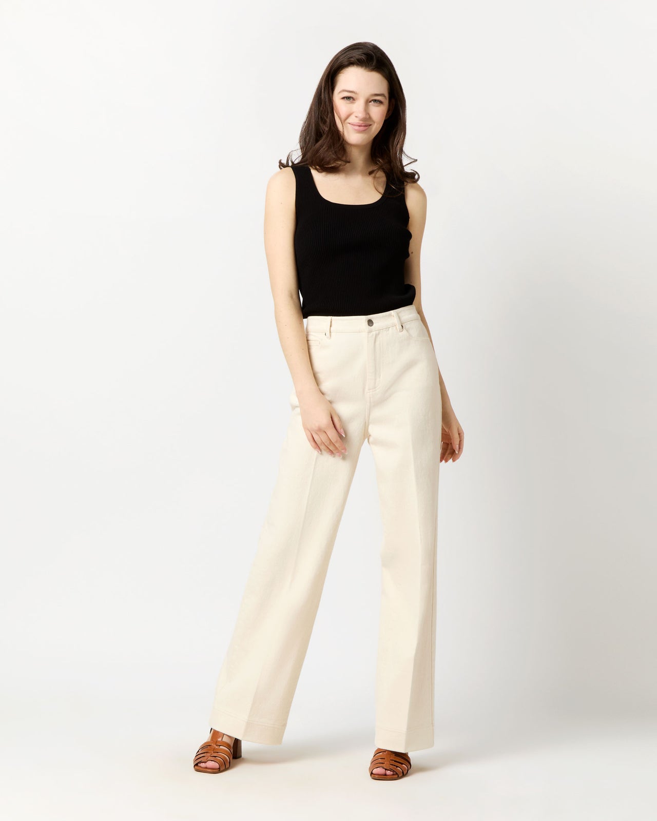Coco 5-Pocket Jean in Natural Stretch Denim