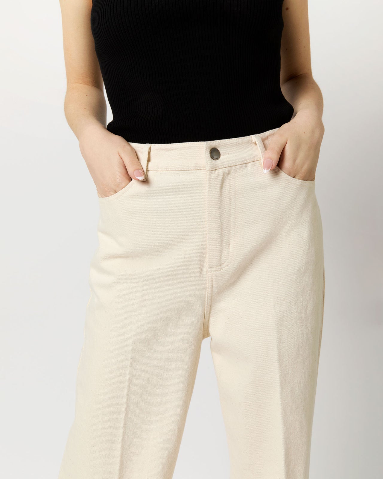 Coco 5-Pocket Jean in Natural Stretch Denim