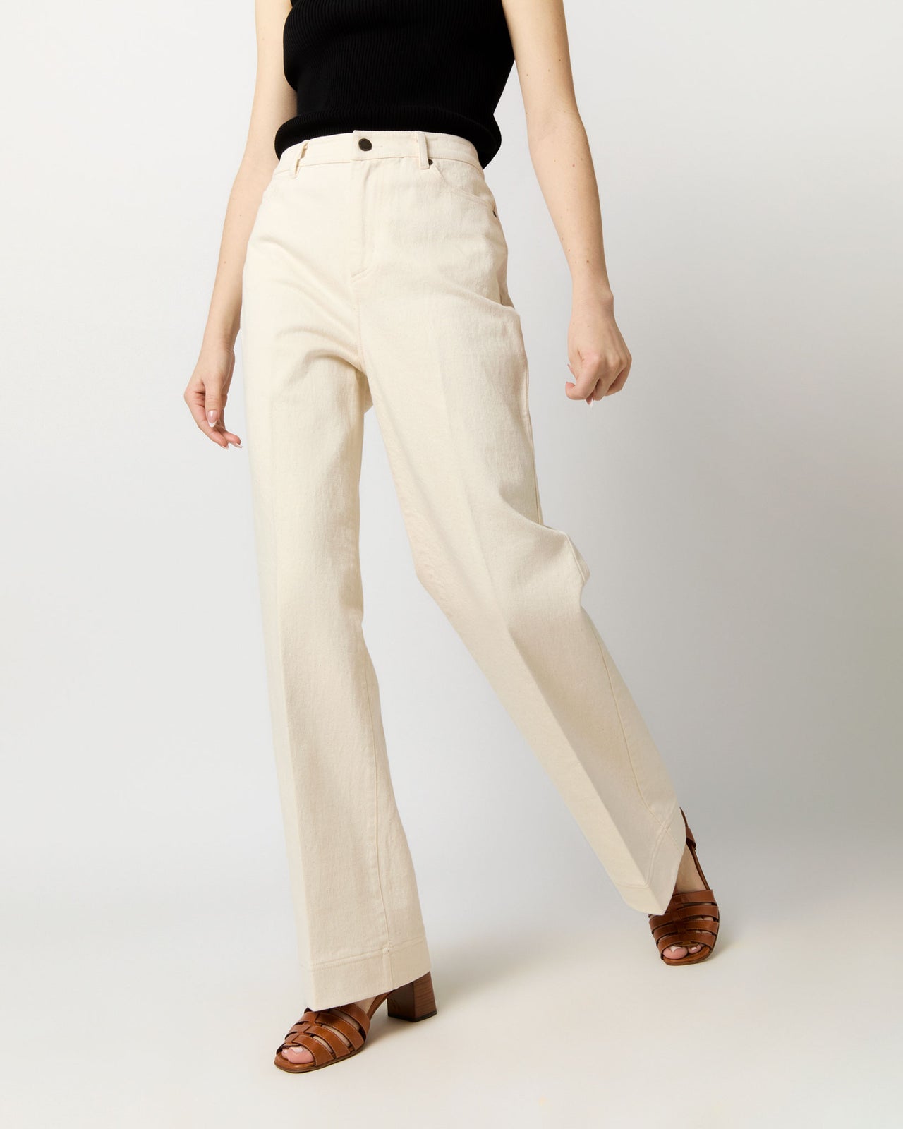 Coco 5-Pocket Jean in Natural Stretch Denim