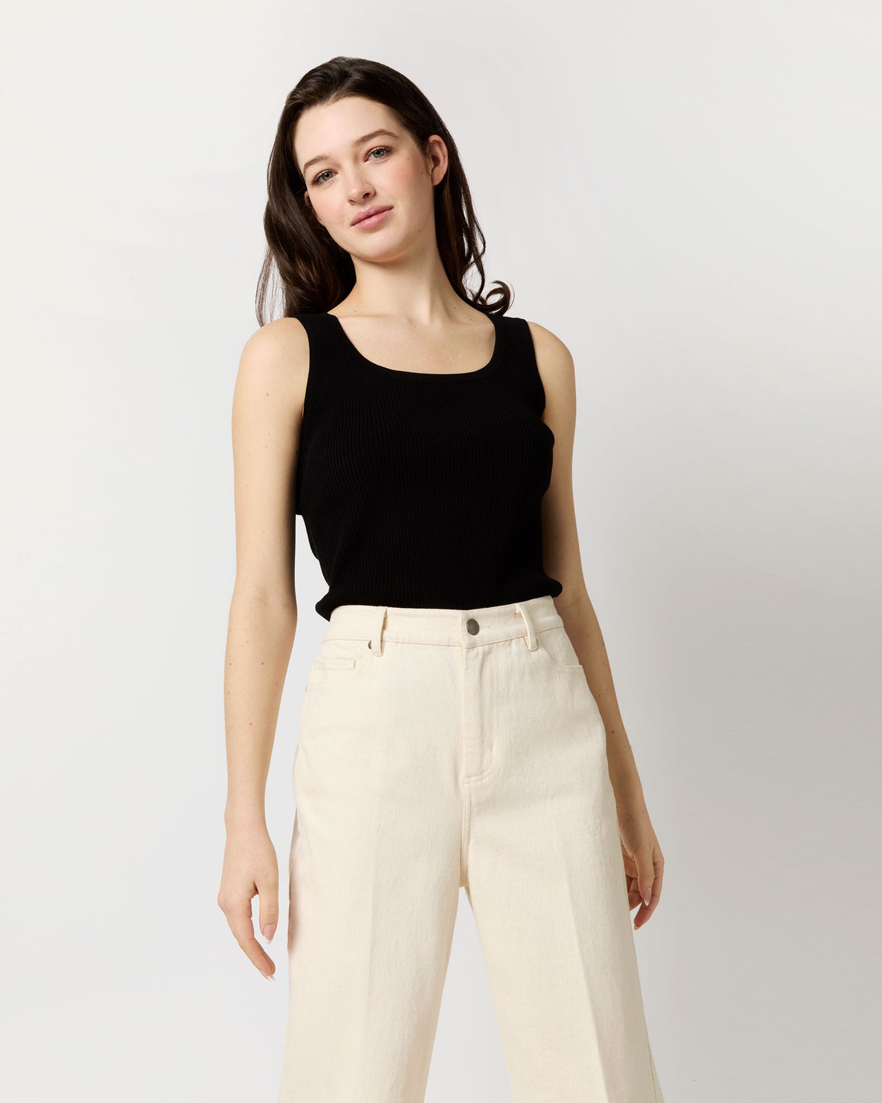 Coco 5-Pocket Jean in Natural Stretch Denim