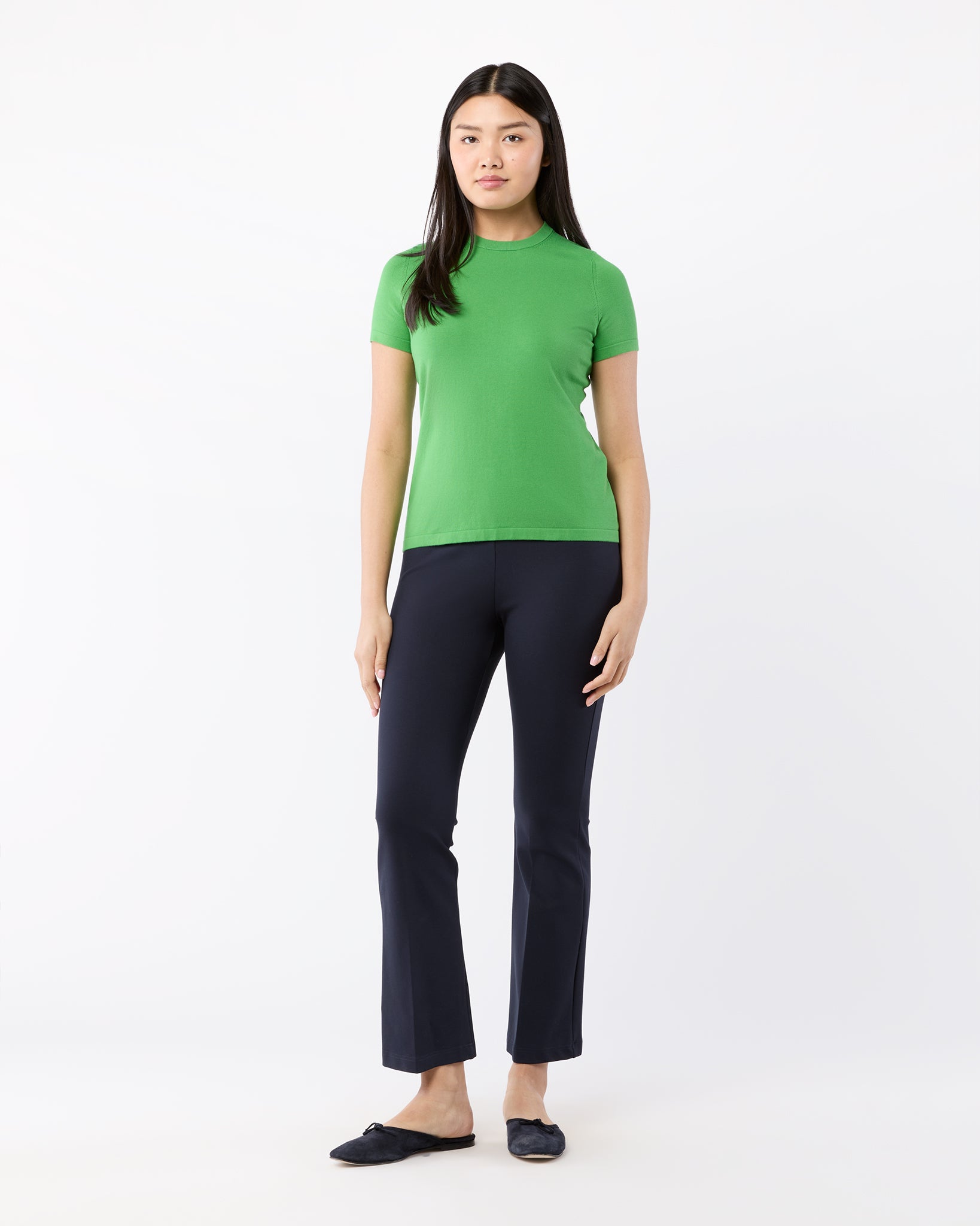 Lee Tee in Leaf Ice Cotton