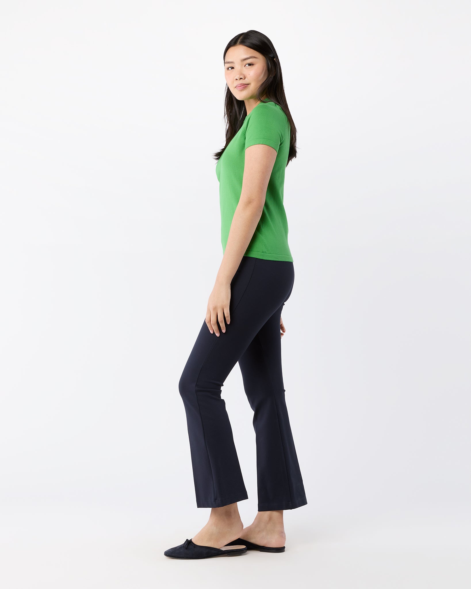 Lee Tee in Leaf Ice Cotton