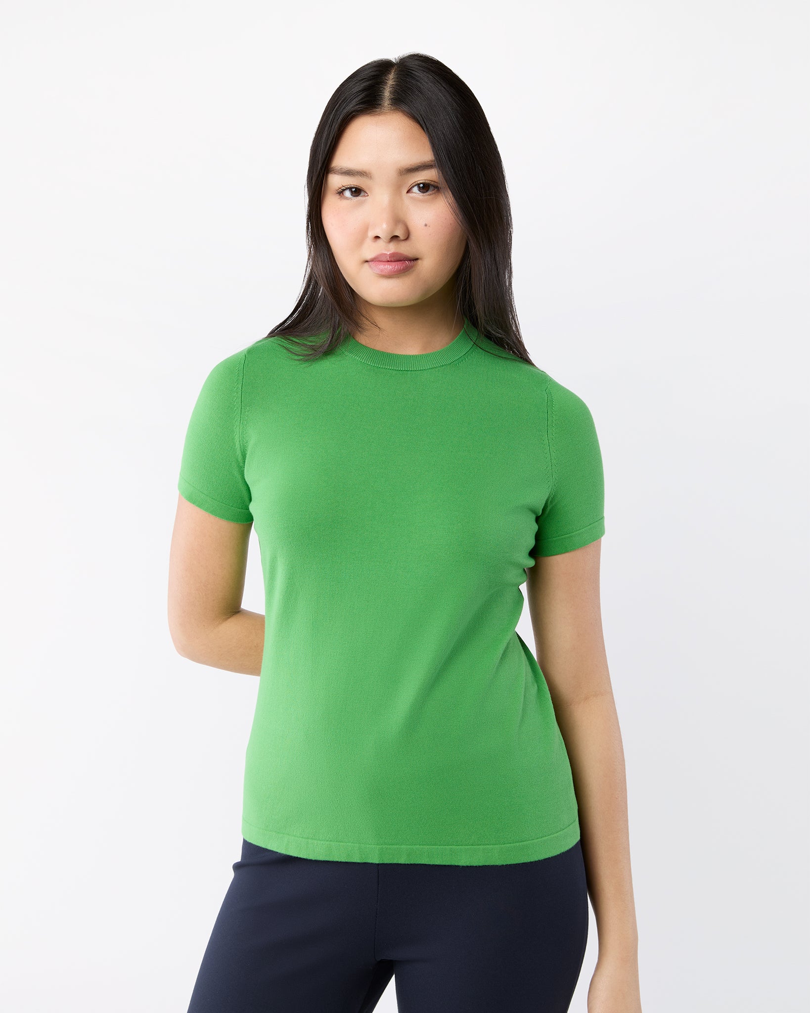 Lee Tee in Leaf Ice Cotton