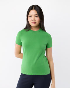 Lee Tee in Leaf Ice Cotton