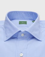 Load image into Gallery viewer, Spread Collar Dress Shirt in Blue Poplin
