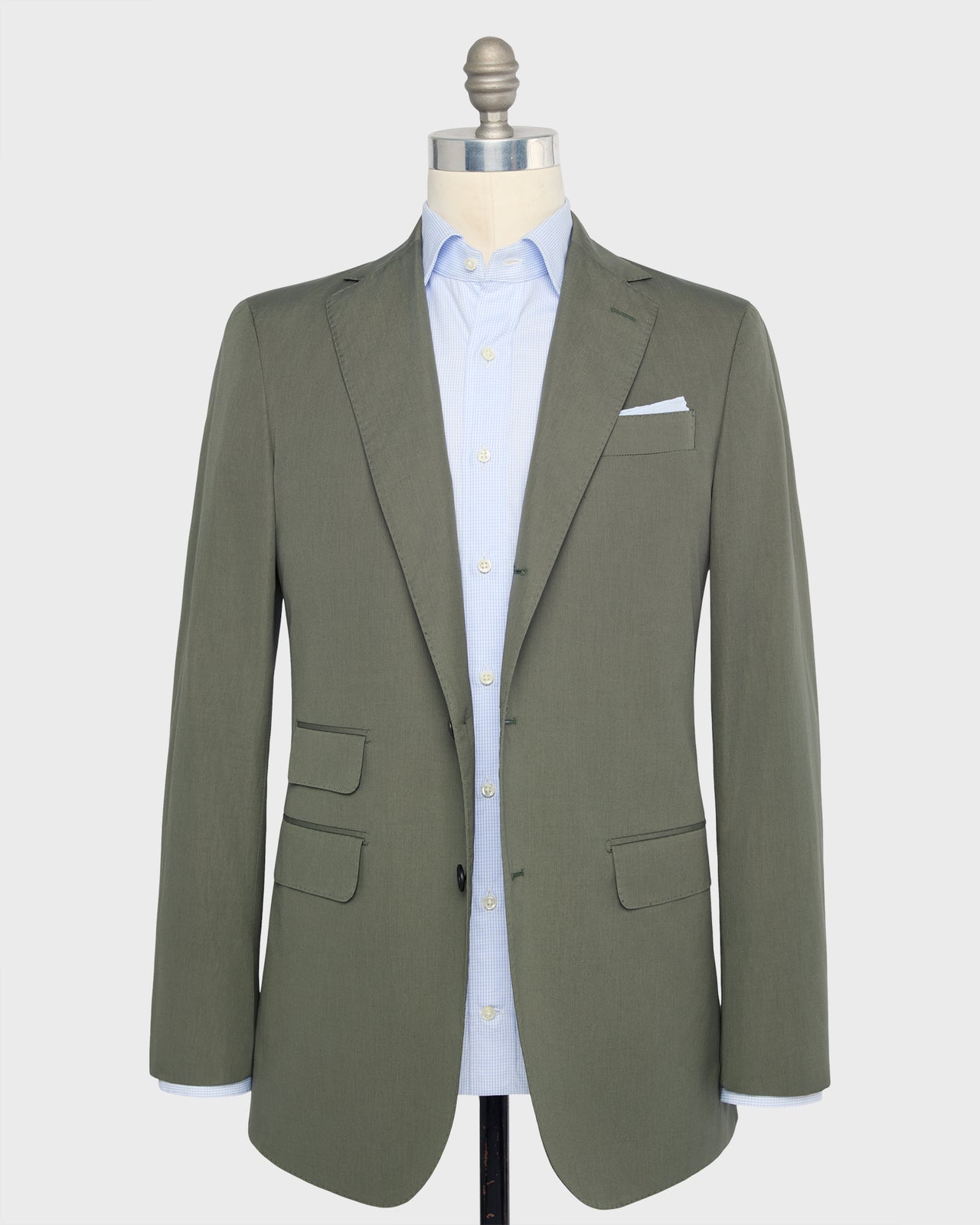 Virgil No. 2 Suit in Olive Poplin