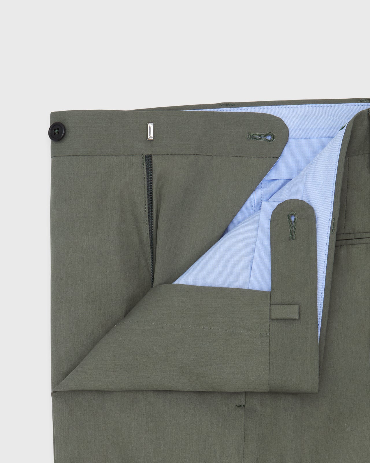 Virgil No. 2 Suit in Olive Poplin
