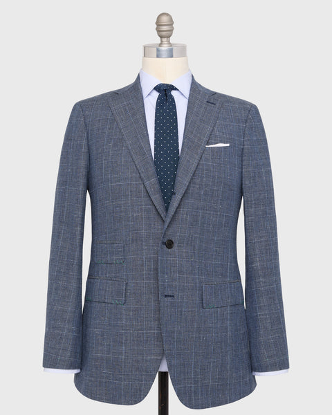 Virgil No. 3 Suit in Blue Glen Plaid Hopsack | Shop Sid Mashburn