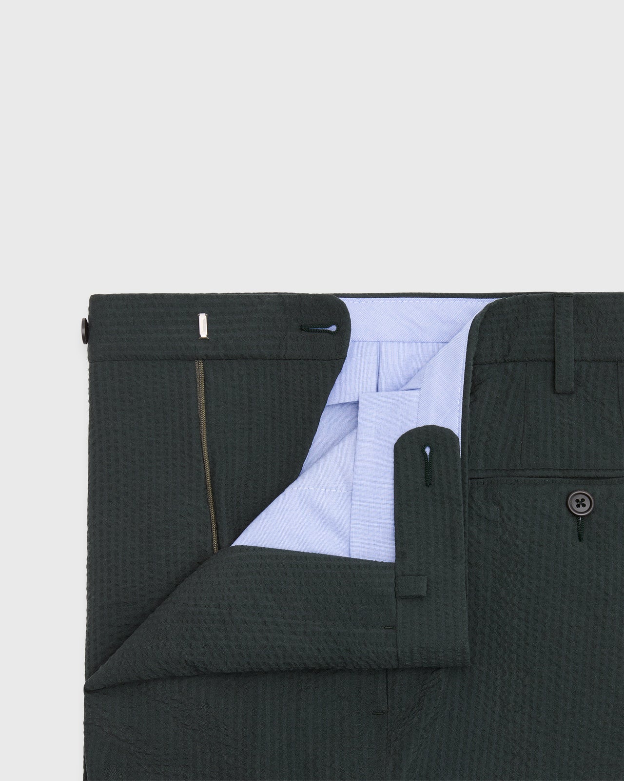 Kincaid No. 3 Suit in Dark Forest Seersucker