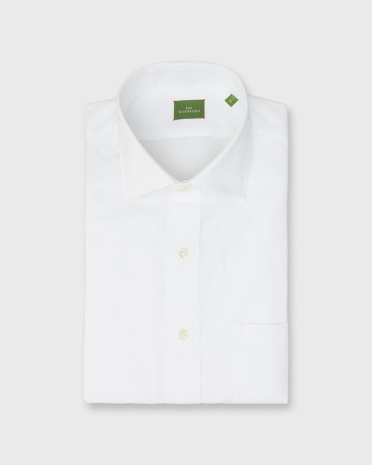 Otto Handmade Dress Shirt in White Sea Island Poplin