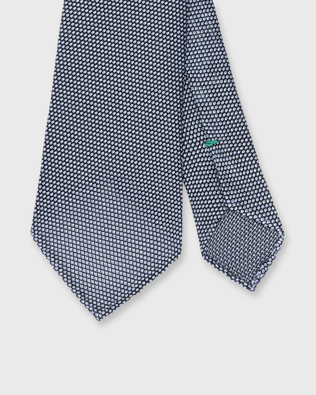 Silk Fino Grenadine Tie in Sky/Navy